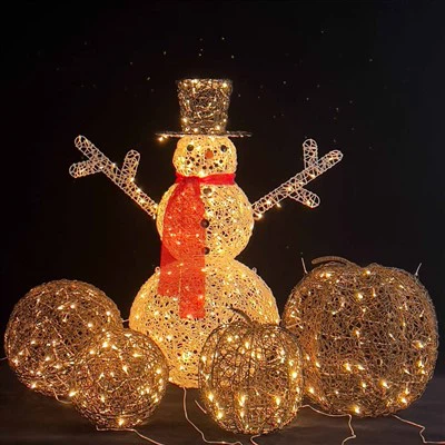Lighted Lattan Pumpkin