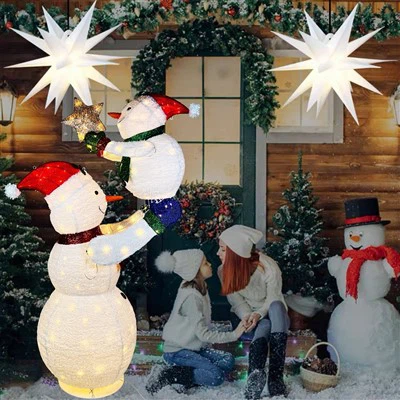Lighted Snowman Christmas Decoration